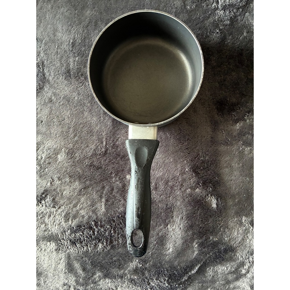 Tools of the Trade Cookright Hard Anodized 1QT Saucepan Black Nonstick Pot 21089